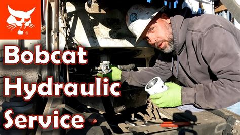 how to change hydraulic fluid in bobcat skid steer|replacement for bobcat hydraulic fluid.